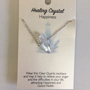 Clear Quartz ‘Happiness’ Healing Necklace